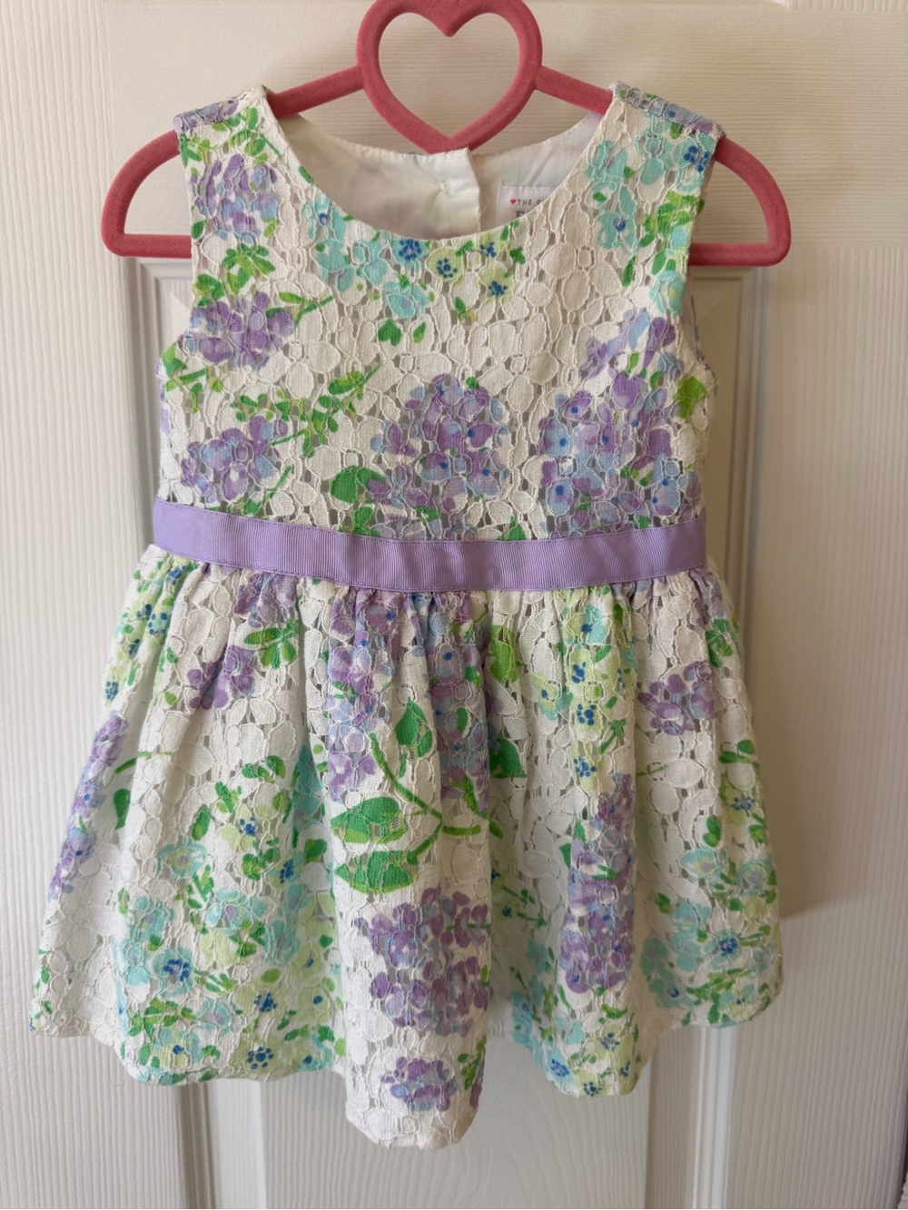 White Lace Floral Dress